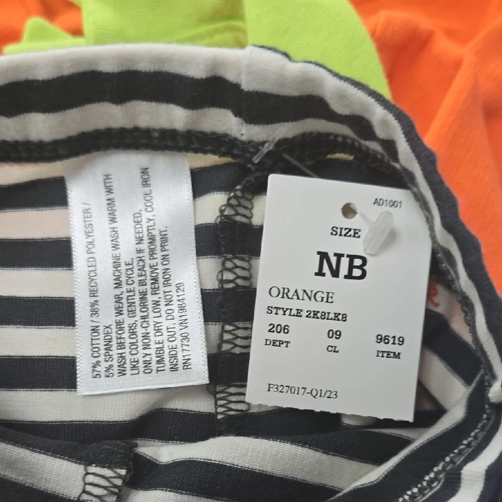 Infant Orange Pumpkin Halloween Bodysuit & Stripe Pants | Cat & Jack | Newborn
